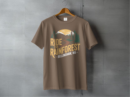 Ride the Rainforest Bellingham WA T-Shirt product
