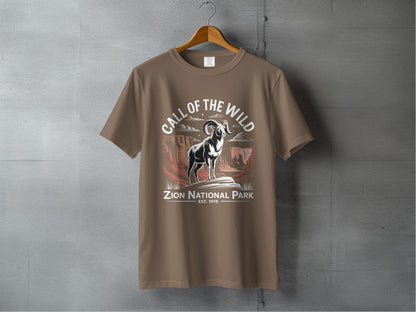 "Call of the Wild" Zion National Park T-Shirt - S - Sloth & Duck