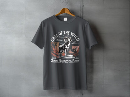 "Call of the Wild" Zion National Park T-Shirt - S - Sloth & Duck
