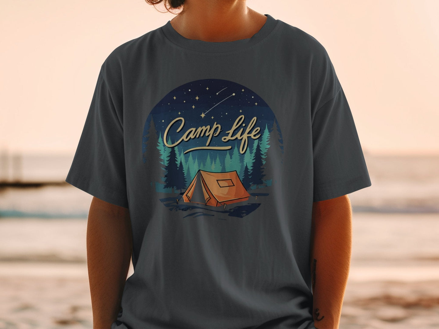"Camp Life" T-Shirt - S - Sloth & Duck