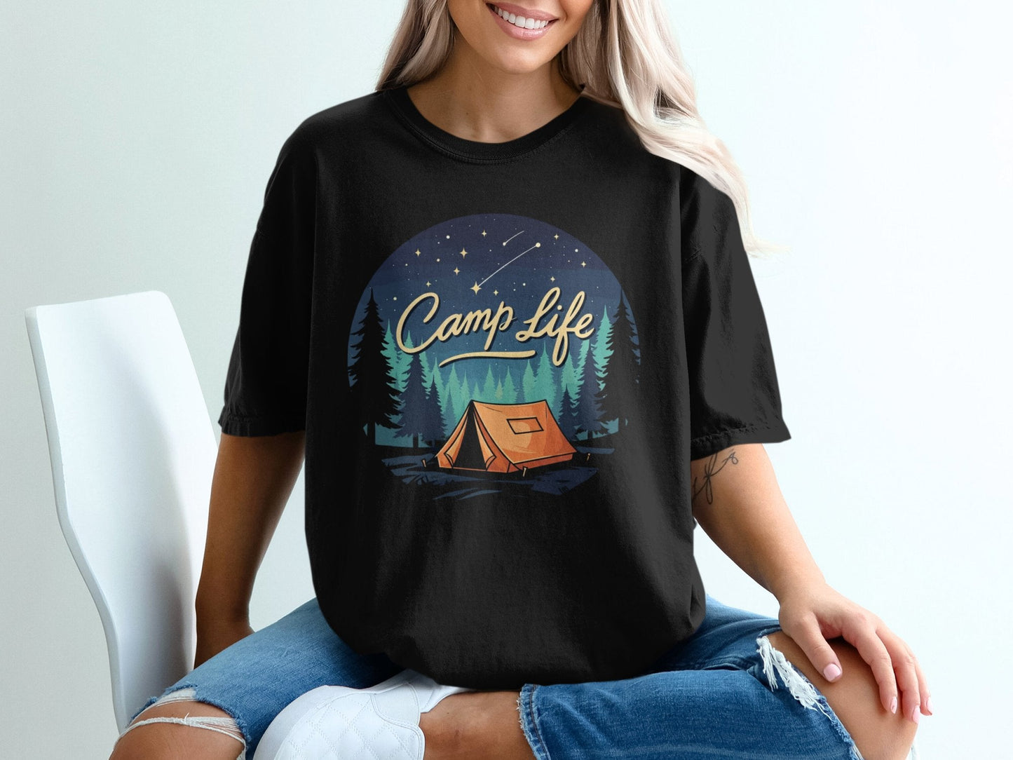 "Camp Life" T-Shirt - S - Sloth & Duck
