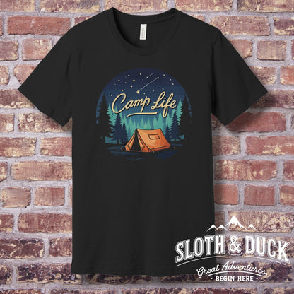 "Camp Life" T-Shirt - S - Sloth & Duck