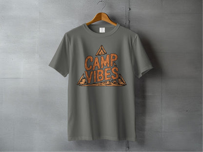"Camp Vibes" T-Shirt - S - Sloth & Duck