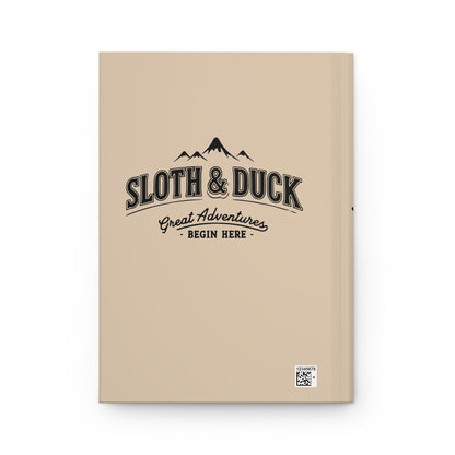 "Camping" Journal Personalized Hardcover Adventure Notebook - Journal - Sloth & Duck