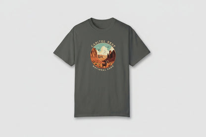 "Capitol Reef National Park" T-Shirt - Pepper - Sloth & Duck