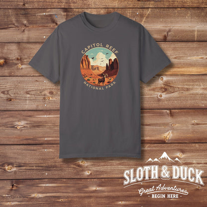 "Capitol Reef National Park" T-Shirt - Grass - Sloth & Duck