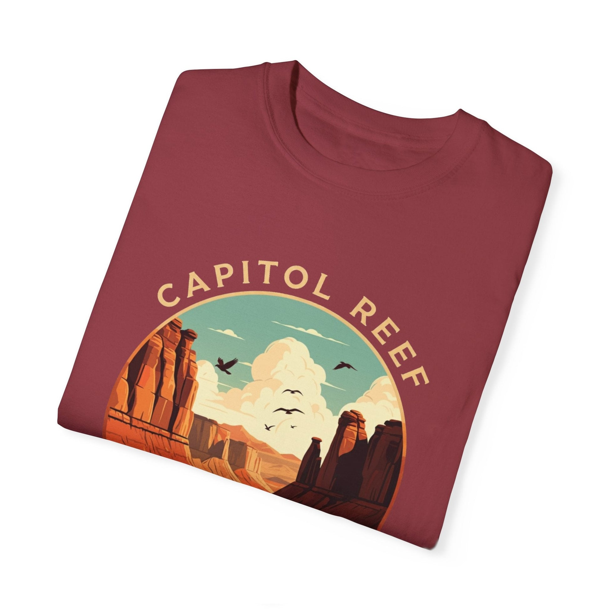 "Capitol Reef National Park" T-Shirt - Chili - Sloth & Duck
