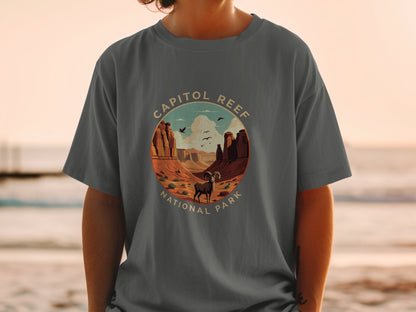 "Capitol Reef National Park" T-Shirt - Pepper - Sloth & Duck