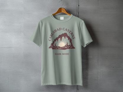 Carlsbad Caverns Dark Mode T-Shirt - S - Sloth & Duck