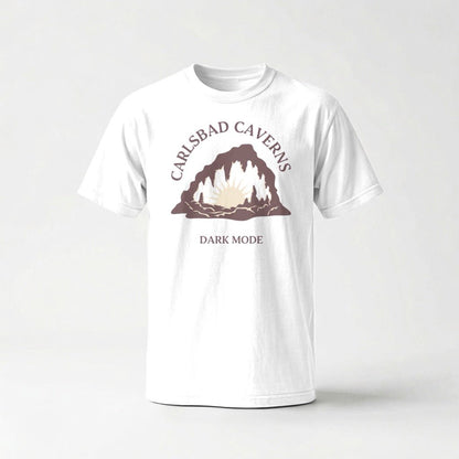 Carlsbad Caverns Dark Mode T-Shirt - S - Sloth & Duck