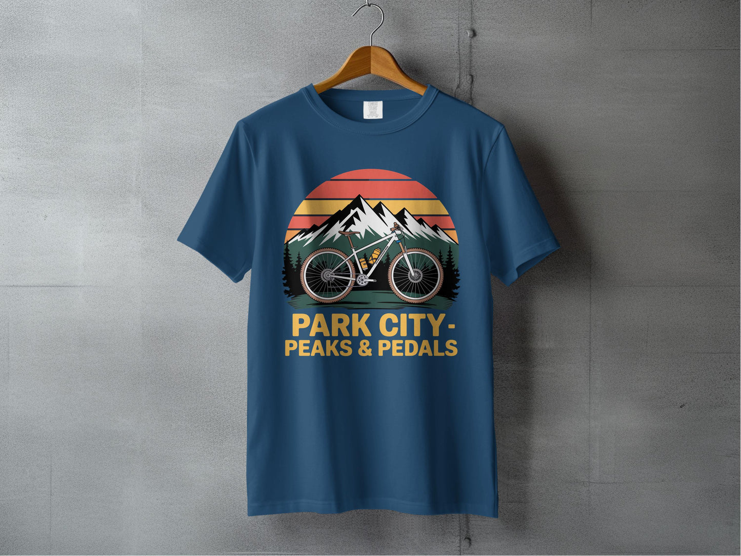 Park City Peaks And Pedals Graphic T-shirt product