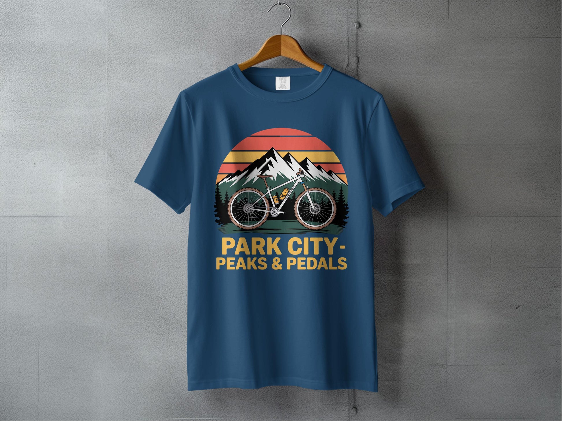 Park City Peaks And Pedals Graphic T-shirt product