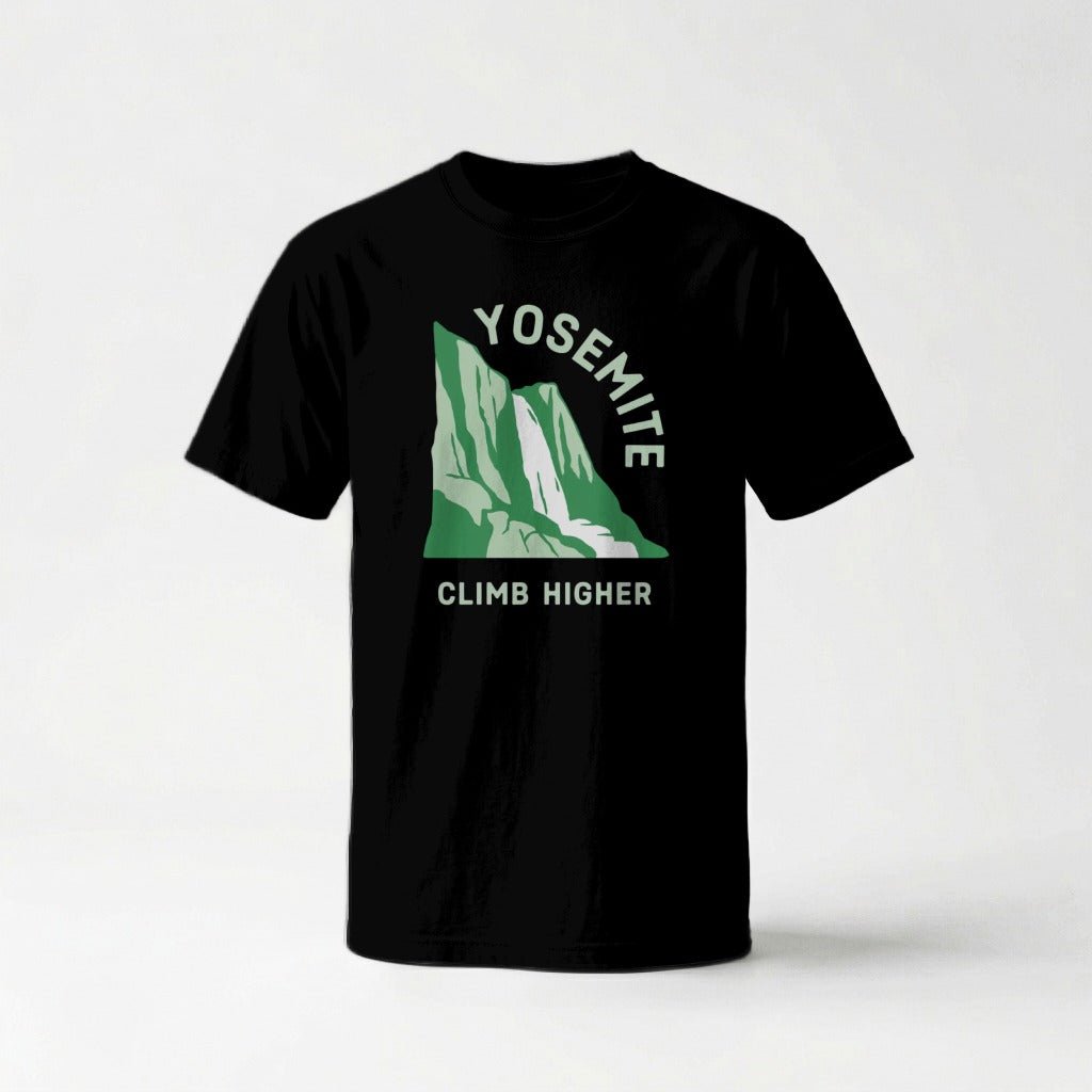 Climb Higher Yosemite National Park T-Shirt - S - Sloth & Duck