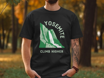 Climb Higher Yosemite National Park T-Shirt - S - Sloth & Duck