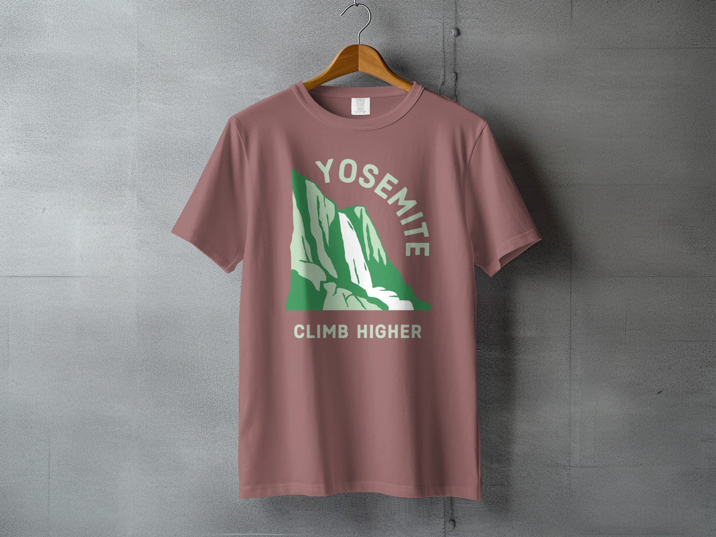 Climb Higher Yosemite National Park T-Shirt - S - Sloth & Duck