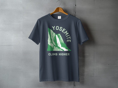 Climb Higher Yosemite National Park T-Shirt - S - Sloth & Duck