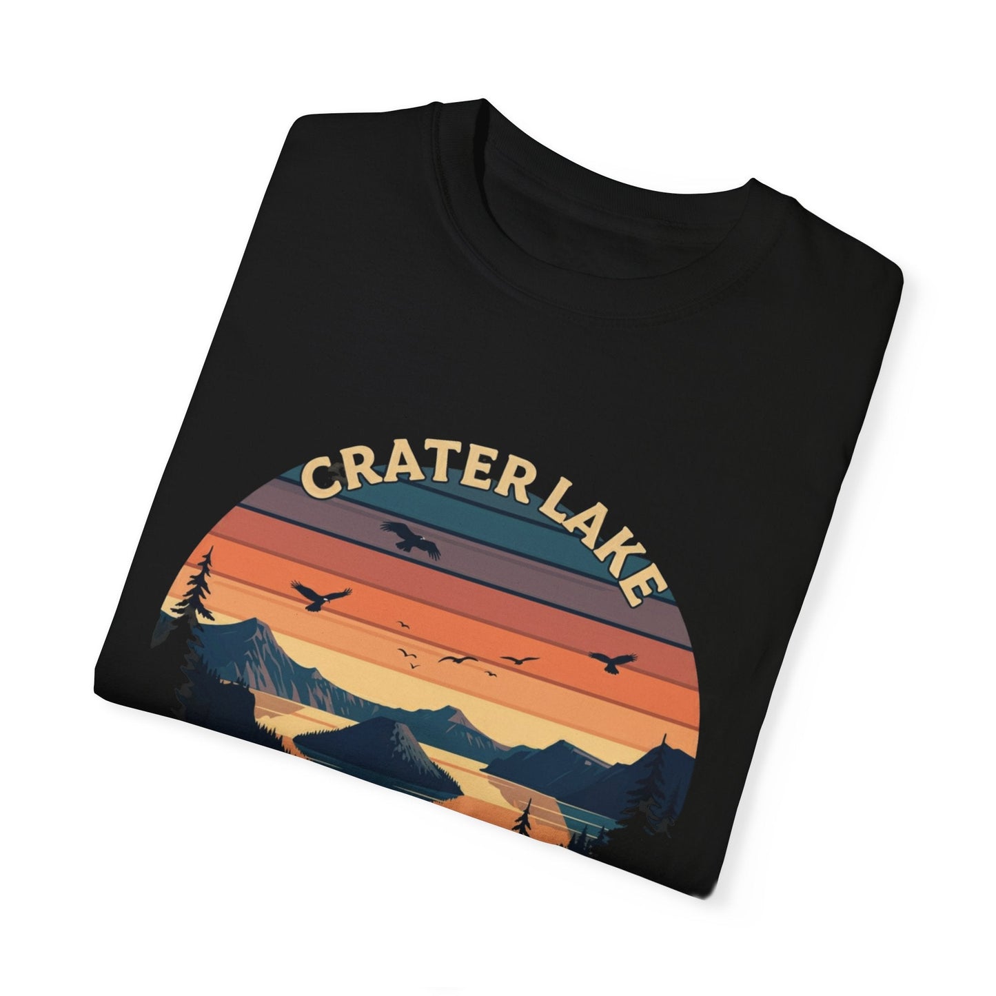 "Crater Lake National Park" T-Shirt - Black - Sloth & Duck