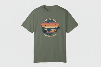 "Crater Lake National Park" T-Shirt - Black - Sloth & Duck