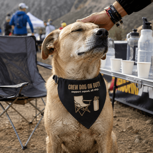 Crew Dog on Duty Pet Bandana -S - Sloth & Duck