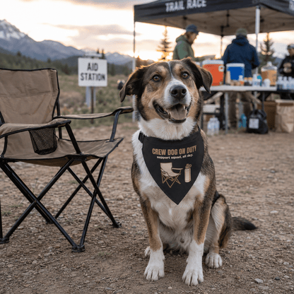 Crew Dog on Duty Pet Bandana -S - Sloth & Duck