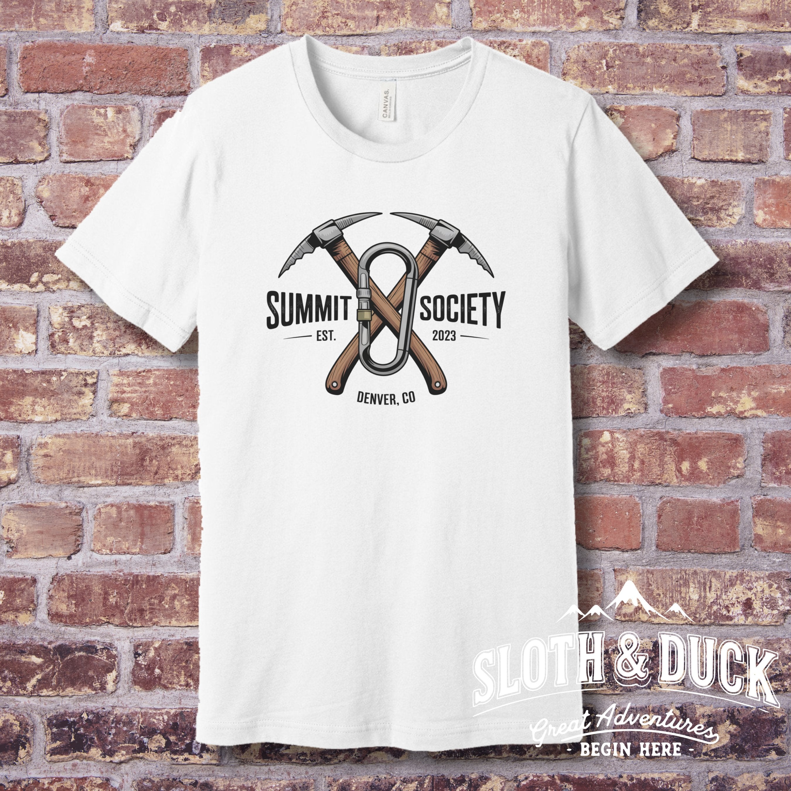 Summit Society Adventure Denver CO T shirt product type