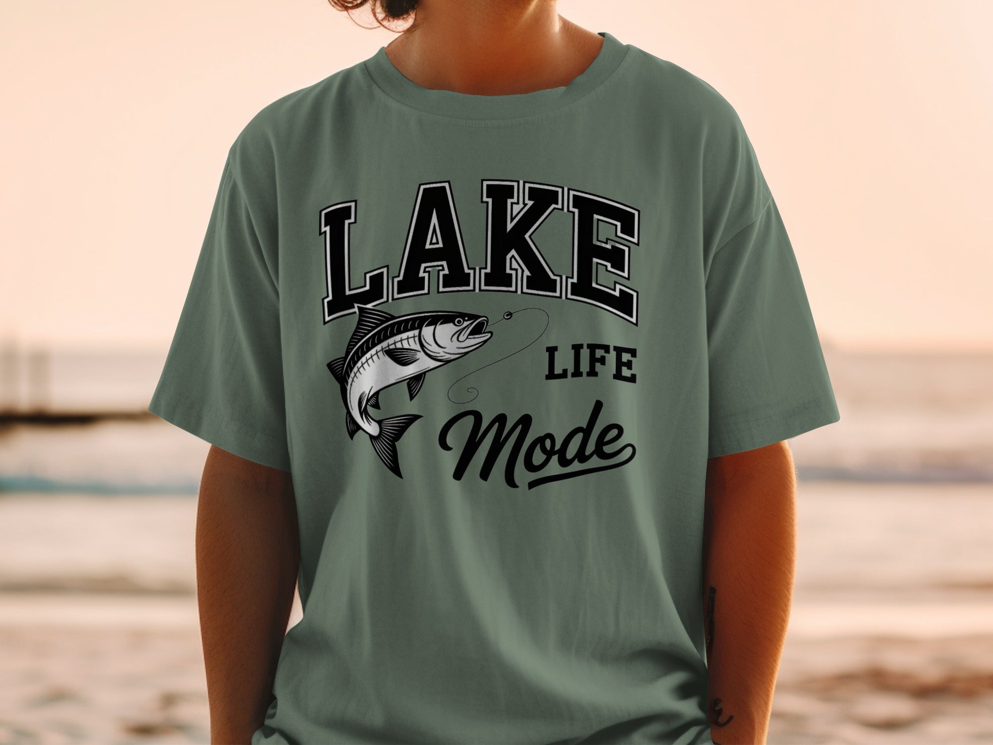 Lake Life Mode Graphic T-shirt product