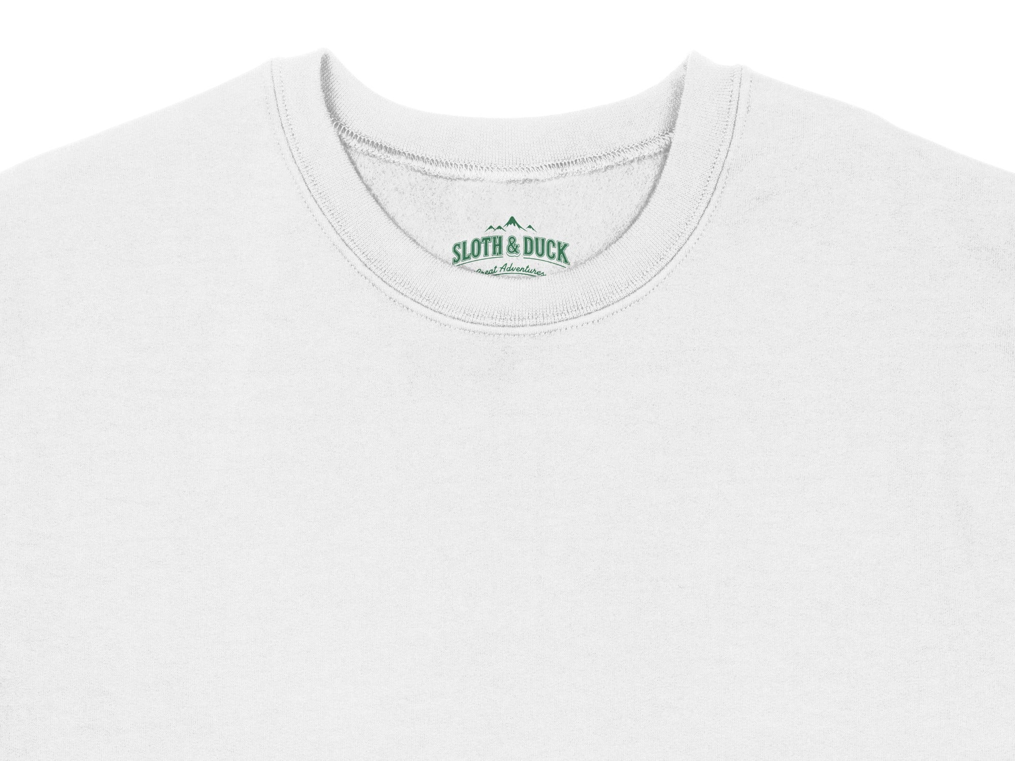 Sloth and Duck Casual Crew Neck Fashion Tee