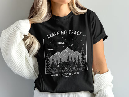 Leave No Trace Olympic National Park 1938 Shirt Product