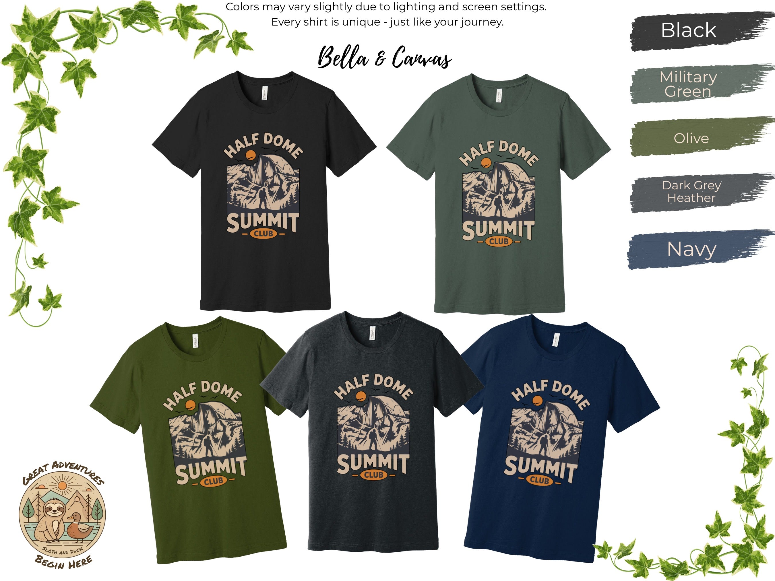 Half Dome Summit Club Graphic T-Shirt product type