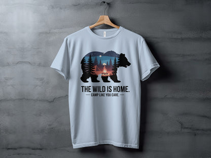 The Wild is Home Camp Like You Care T-shirt product
