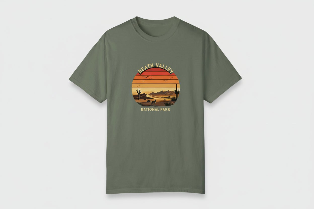 "Death Valley National Park" T-Shirt - Black - Sloth & Duck