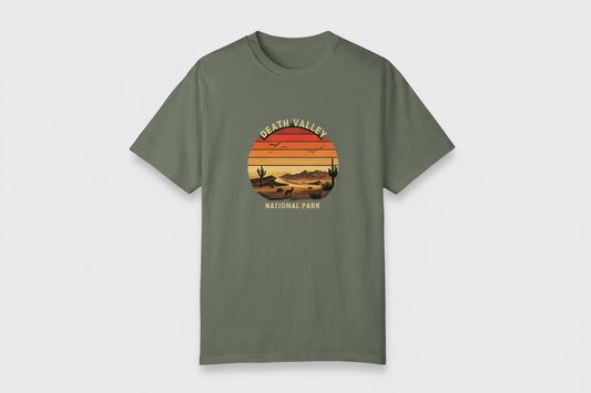 "Death Valley National Park" T-Shirt - Black - Sloth & Duck