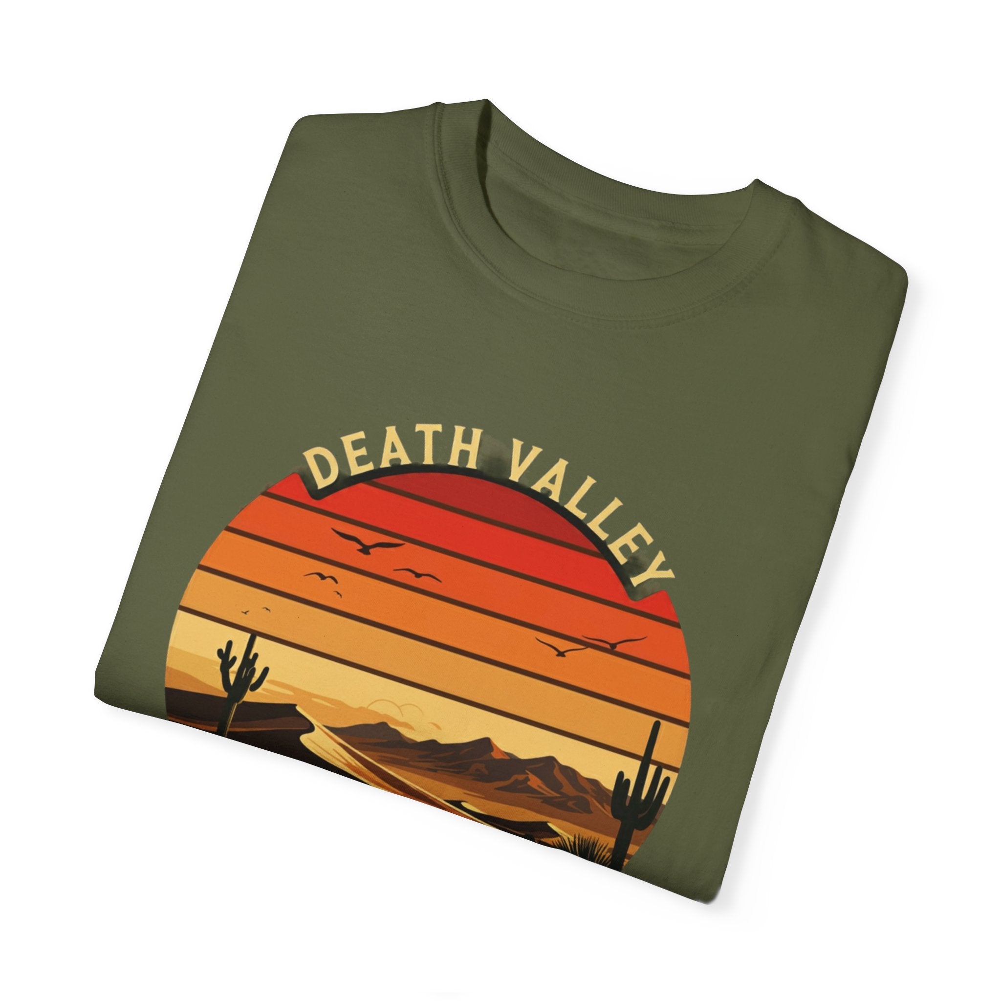 death valley national park army green t shirt
