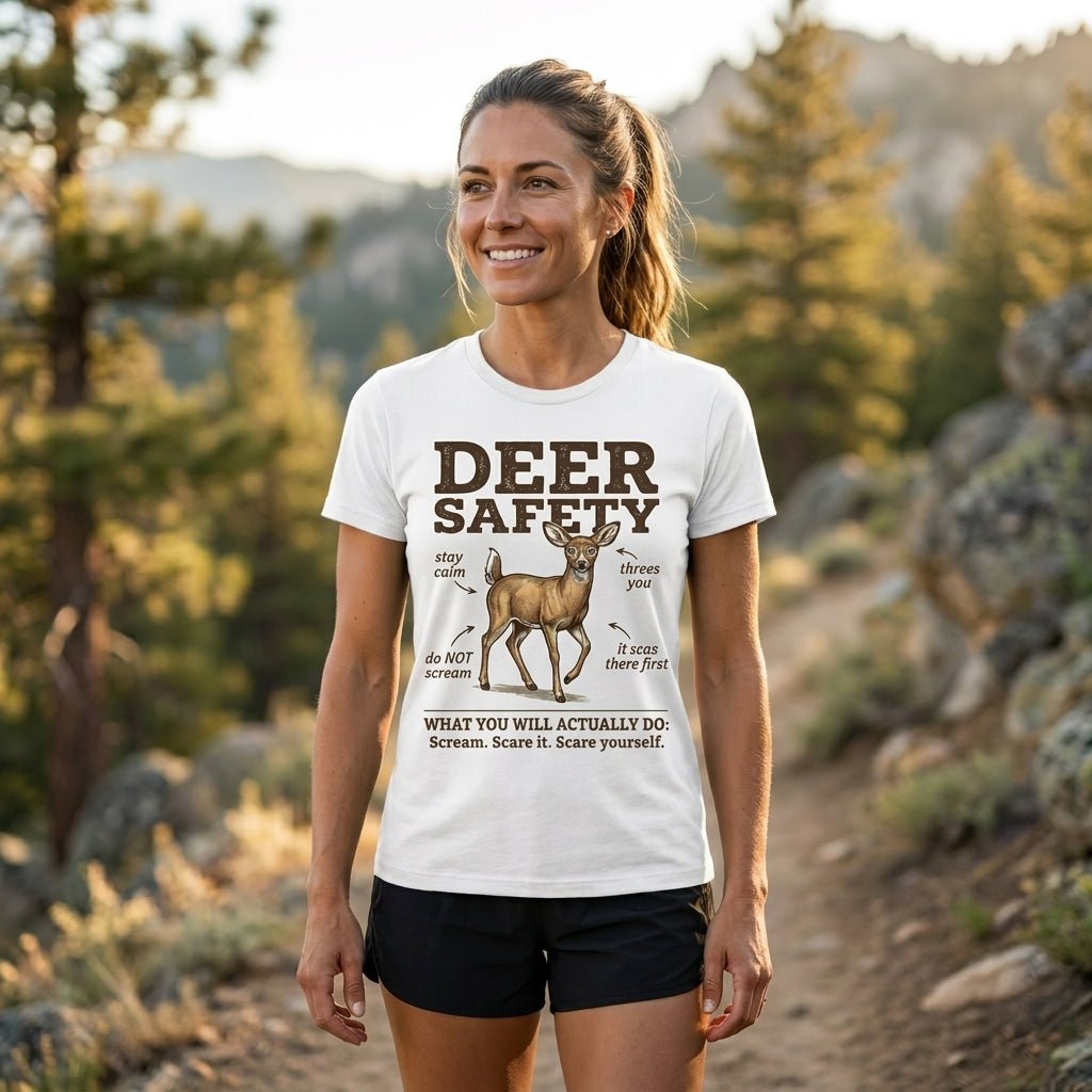 Deer Safety T-Shirt - S - Sloth & Duck