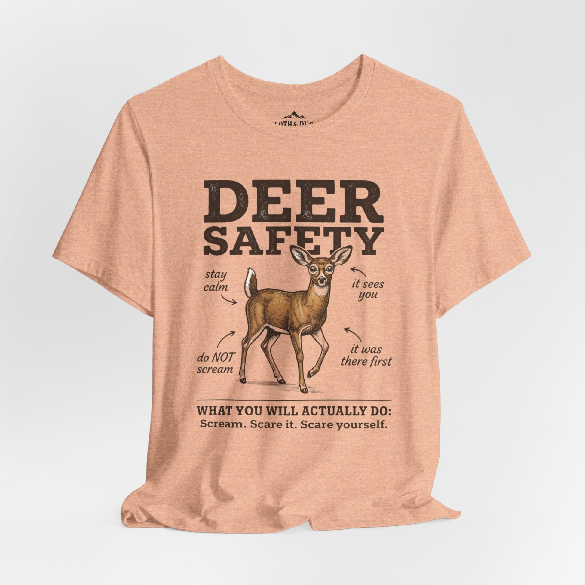 Deer Safety T-Shirt - S - Sloth & Duck
