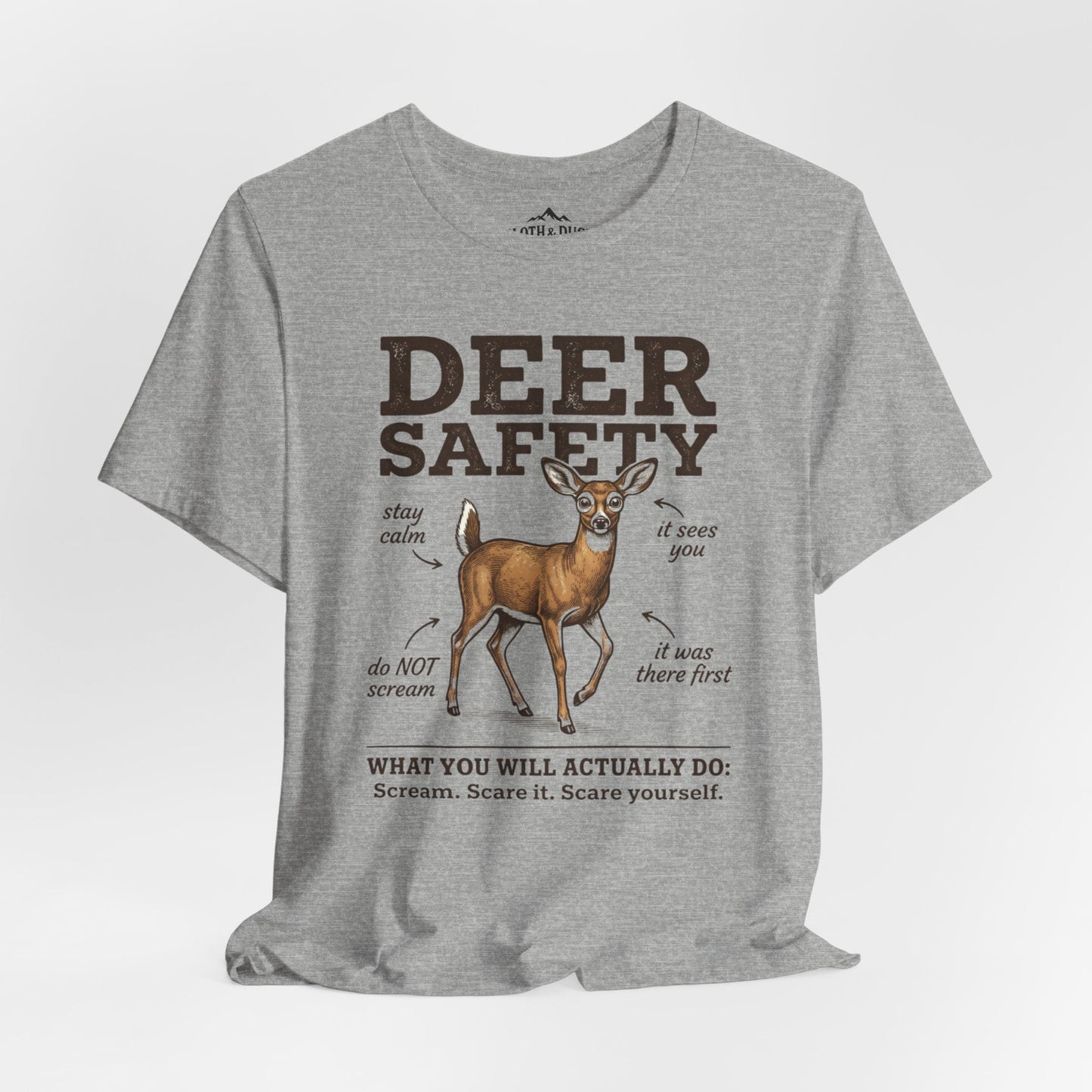 Deer Safety T-Shirt - S - Sloth & Duck