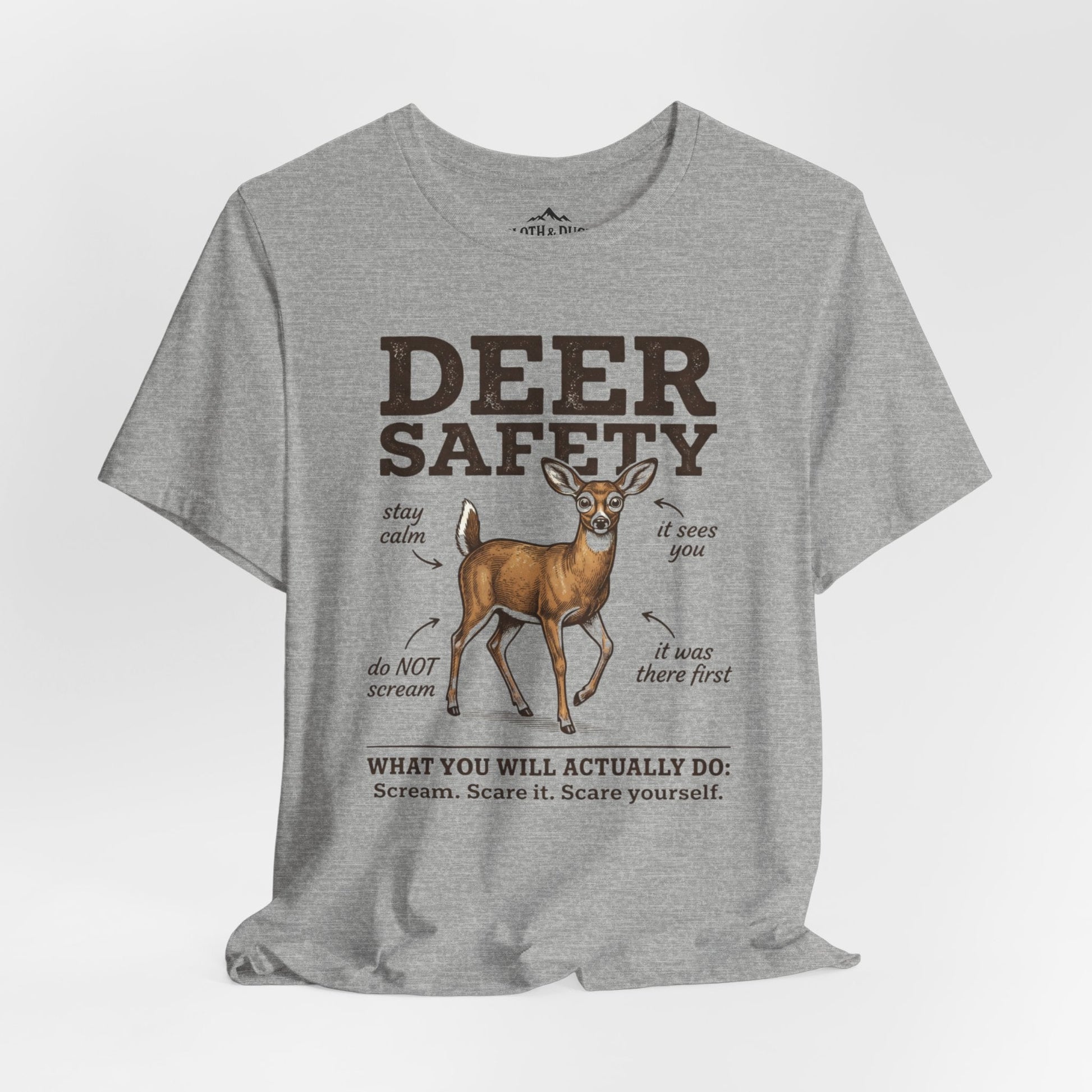 Deer Safety T-Shirt - S - Sloth & Duck