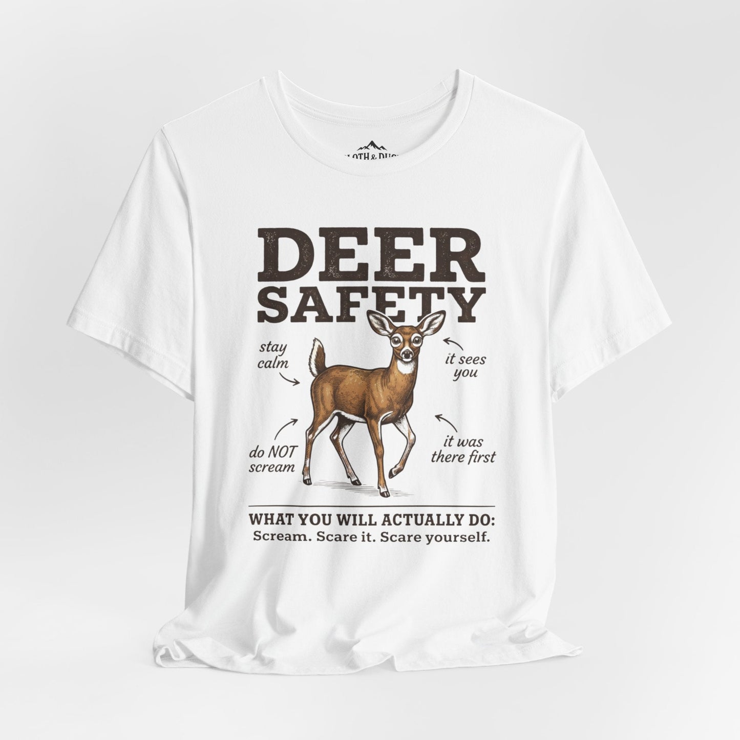 Deer Safety T-Shirt - S - Sloth & Duck