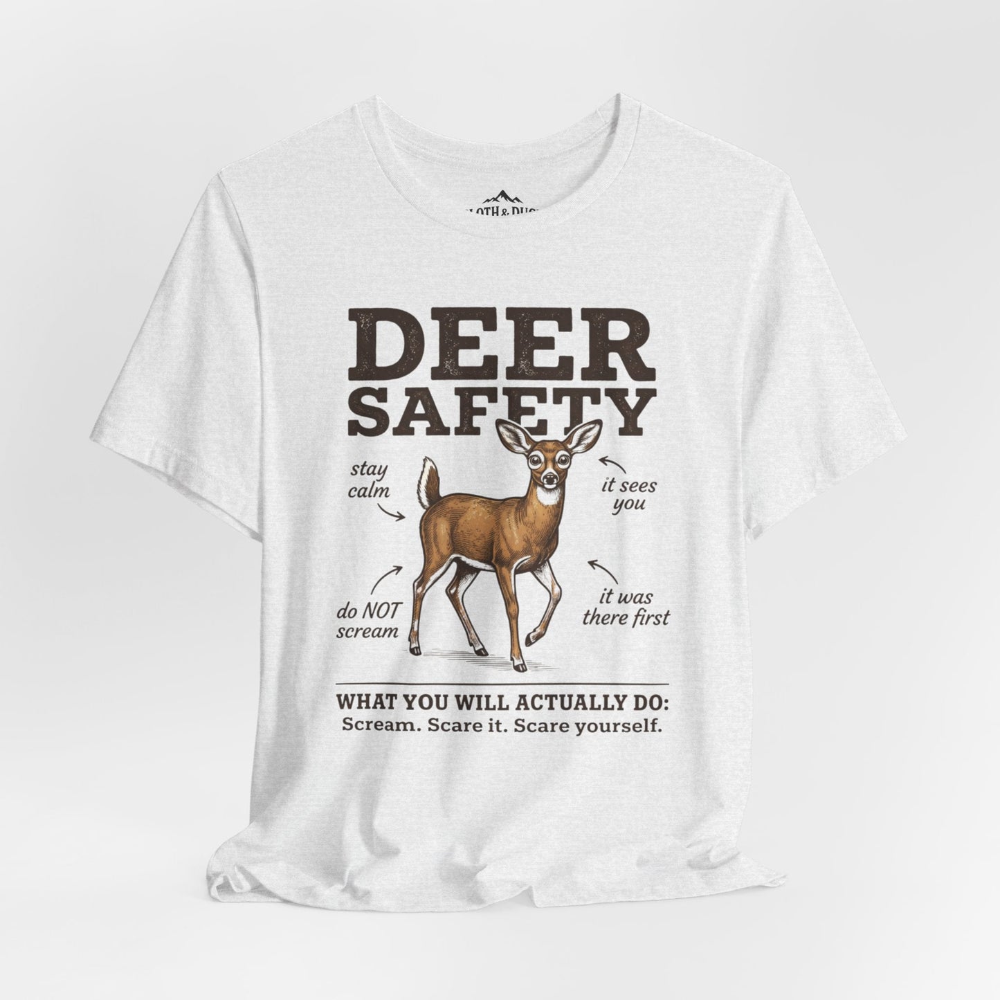Deer Safety T-Shirt - S - Sloth & Duck
