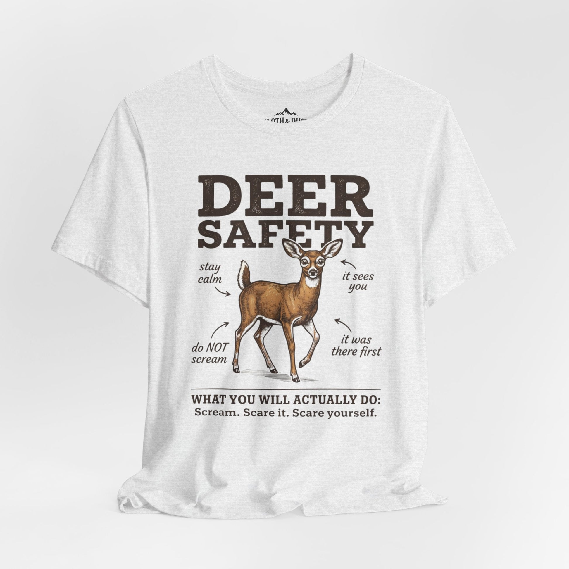 Deer Safety T-Shirt - S - Sloth & Duck
