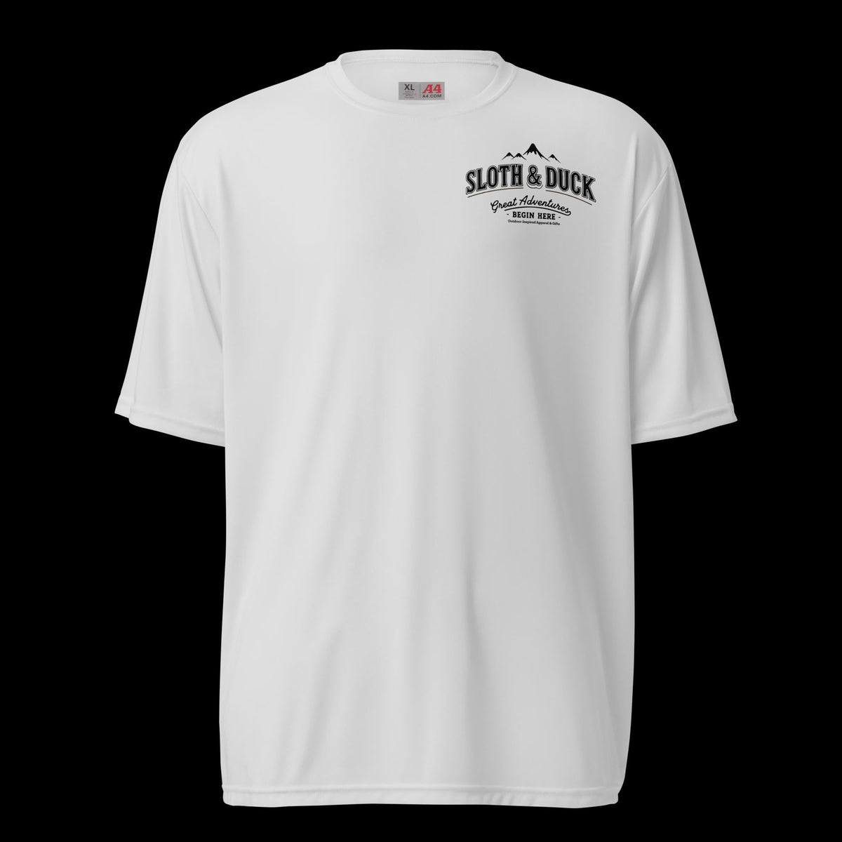 “Defy Everyone’s Expectations, Even Your Own” Moisture - Wicking Shirt - Silver - Sloth & Duck
