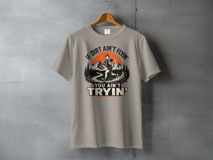Dirt Ain't Flyin' Trail Runner T-Shirt - S - Sloth & Duck