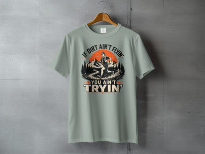 Dirt Ain't Flyin' Trail Runner T-Shirt - S - Sloth & Duck