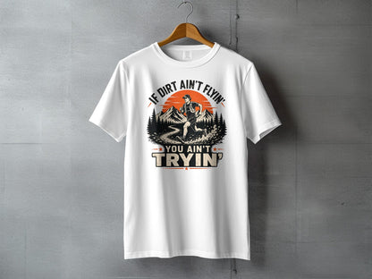 Dirt Ain't Flyin' Trail Runner T-Shirt - S - Sloth & Duck