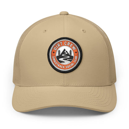 Dirt Crew Embroidered Trucker Hat - Circle - Sloth & Duck