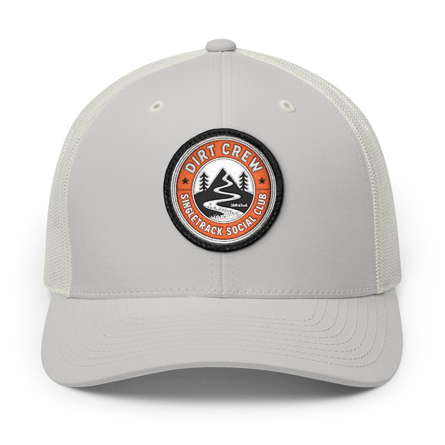 Dirt Crew Embroidered Trucker Hat - Circle - Sloth & Duck