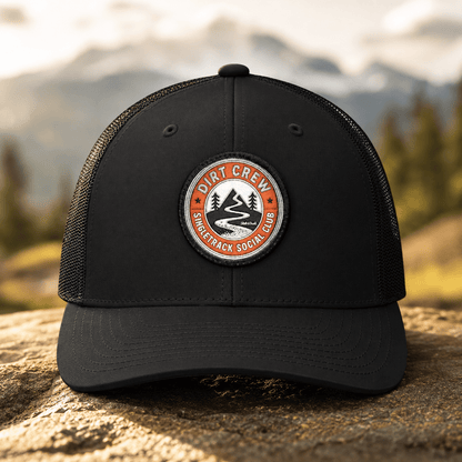 Dirt Crew Embroidered Trucker Hat - Circle - Sloth & Duck