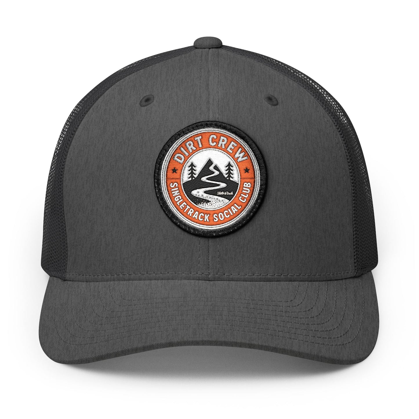 Dirt Crew Embroidered Trucker Hat - Circle - Sloth & Duck