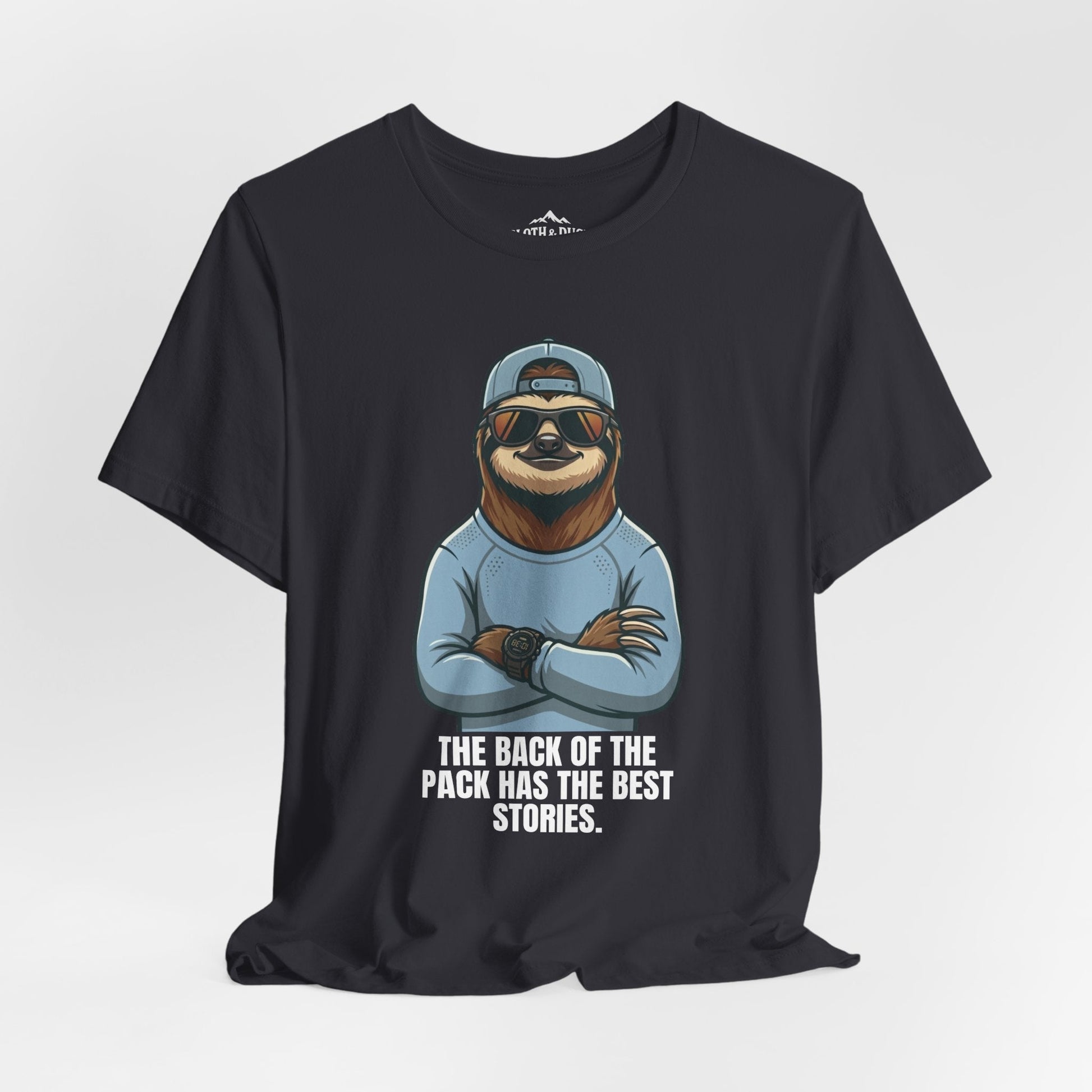 DNF - Did Nothing Fatal Keep Moving Sloth T-Shirt - Dark Grey - Sloth & Duck