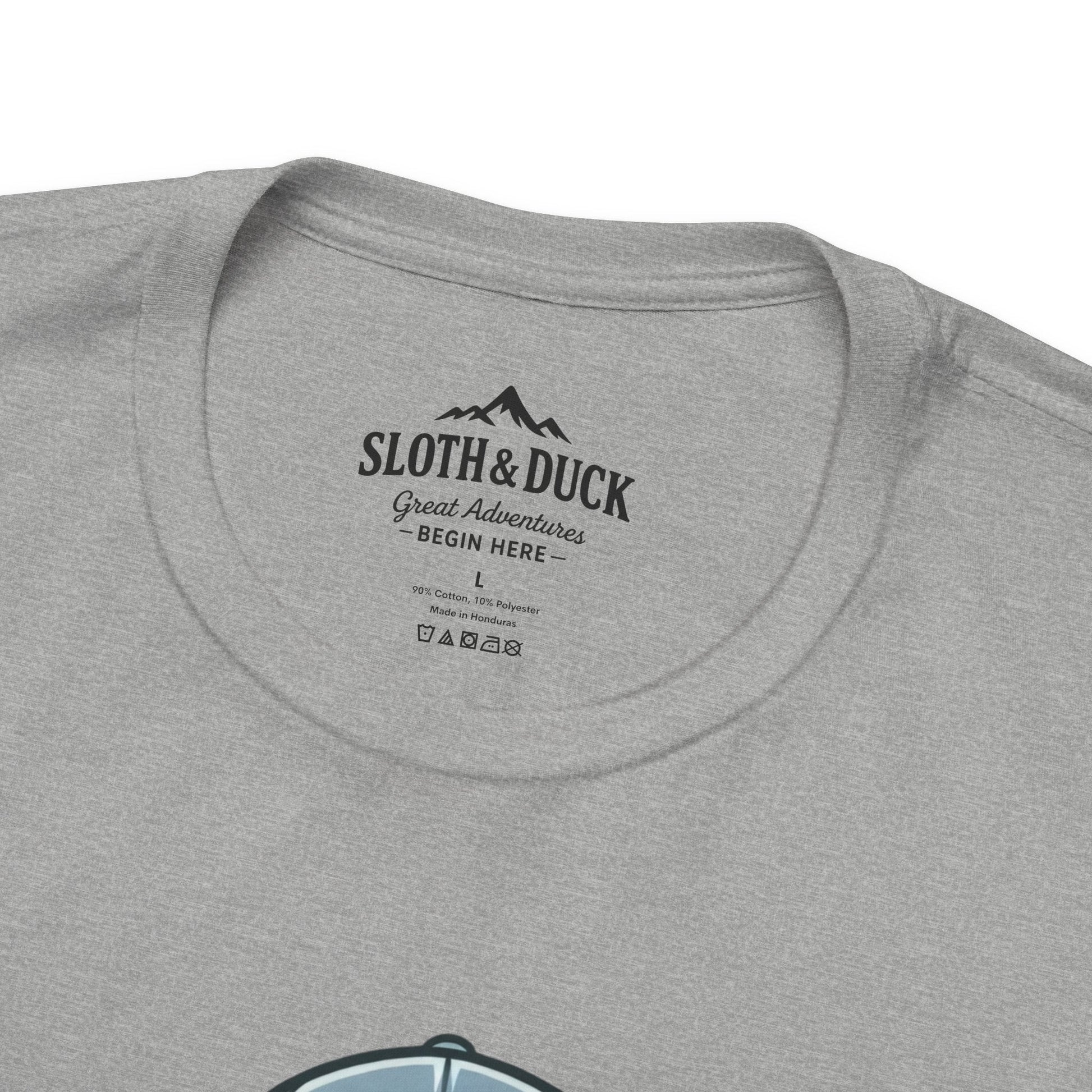 DNF - Did Nothing Fatal Keep Moving Sloth T-Shirt - Military Green - Sloth & Duck